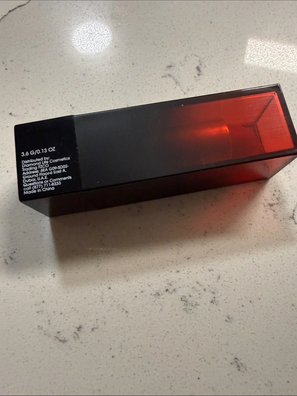 bebe Matte Lipstick with Red Accent and Black Case Red